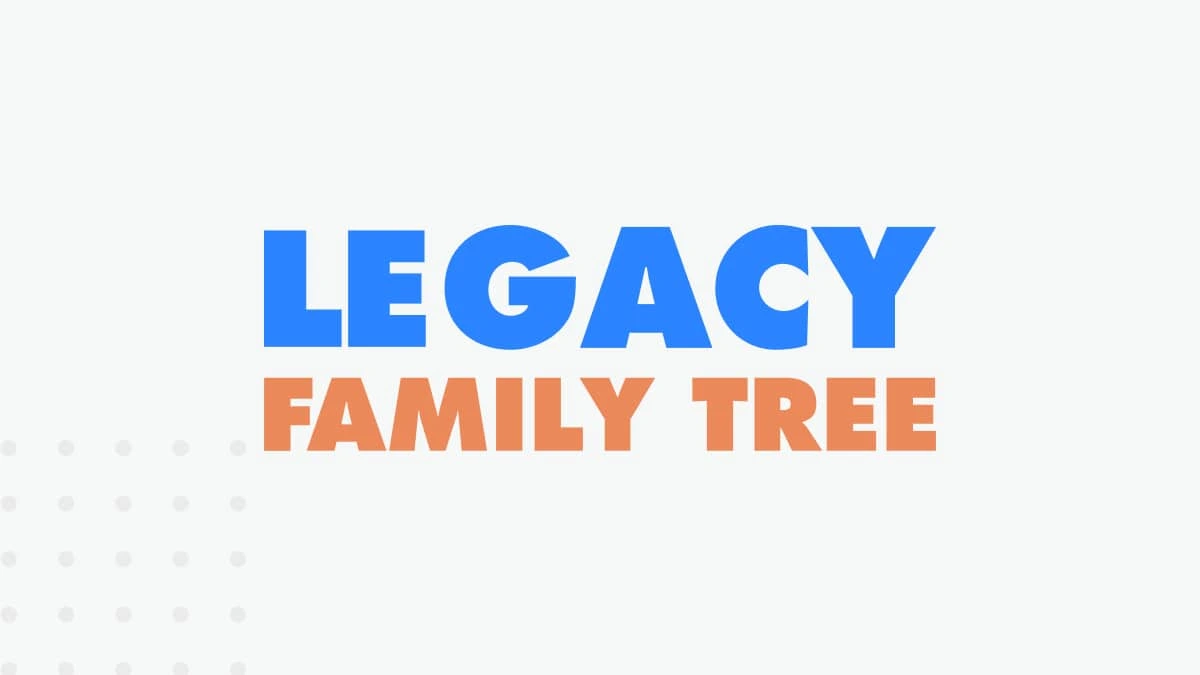 Legacy Family Tree logo — © MyHeritage Ltd. Used for editorial purposes. Source: legacyfamilytree.com